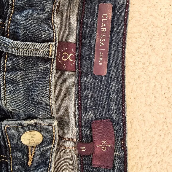 NYDJ Clarissa Ankle Size 10, EUC - Picture 3 of 6